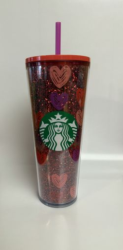 Valentine Hearts Starbucks Tumbler