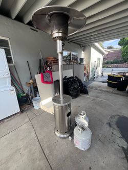 heater and empty tanks