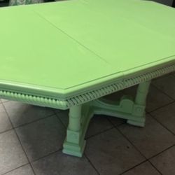 Green antique table 