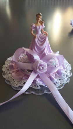 2" Lavender Plastic Doll