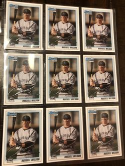 Russell Wilson Rc cards ( 9 ) I Have Many More