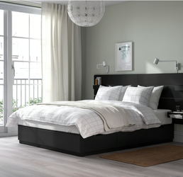Nordli Queen Sized Black Bed Frame