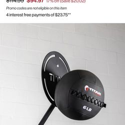 Titan Fitness wall ball target