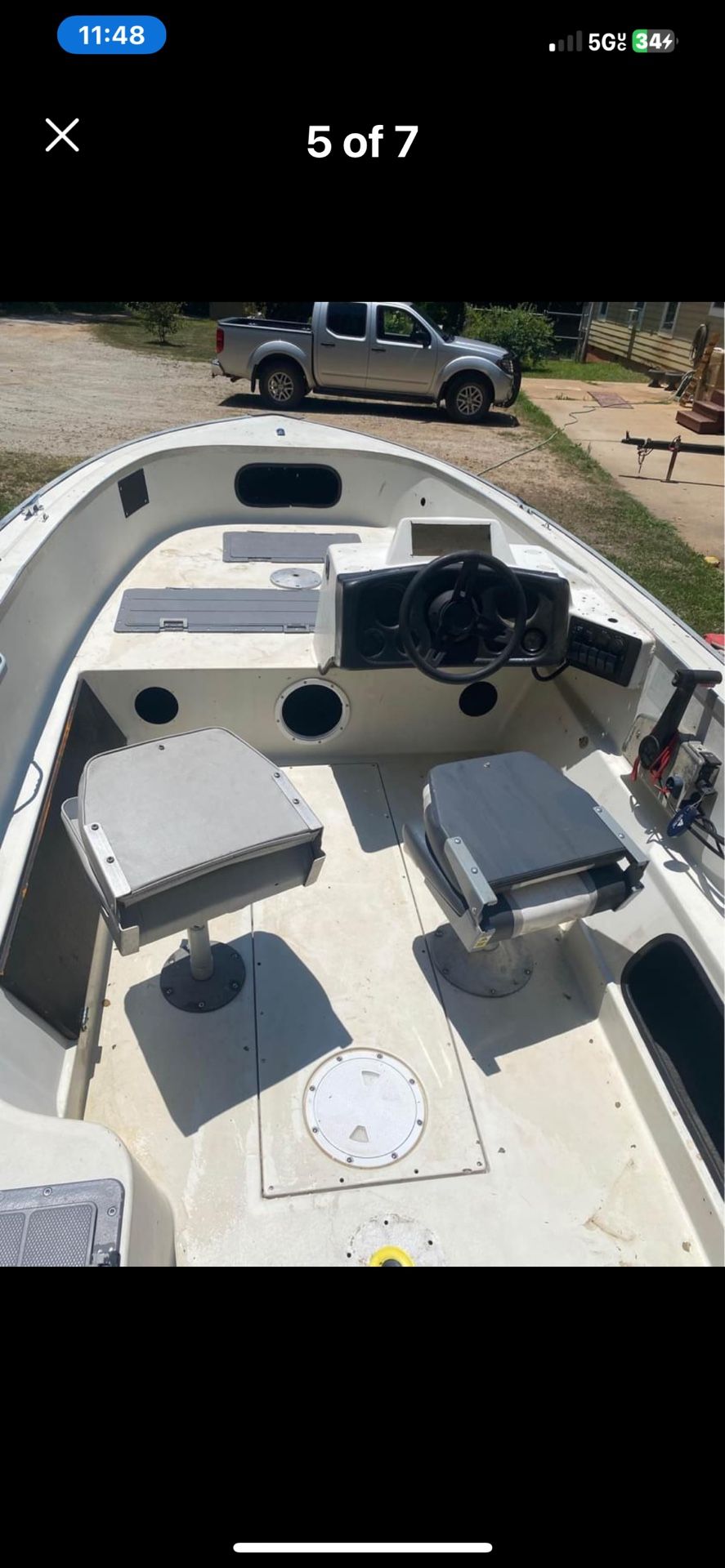1991 Aluminum Boat  