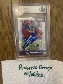 Josh Allen Rookie Autograph Disco Prizm