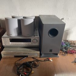 Onkyo Receiver And 6 Disc DVD Changer/Player