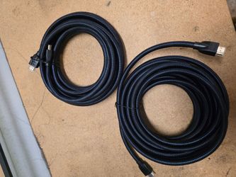 25 foot plus wrapped hdmi cables