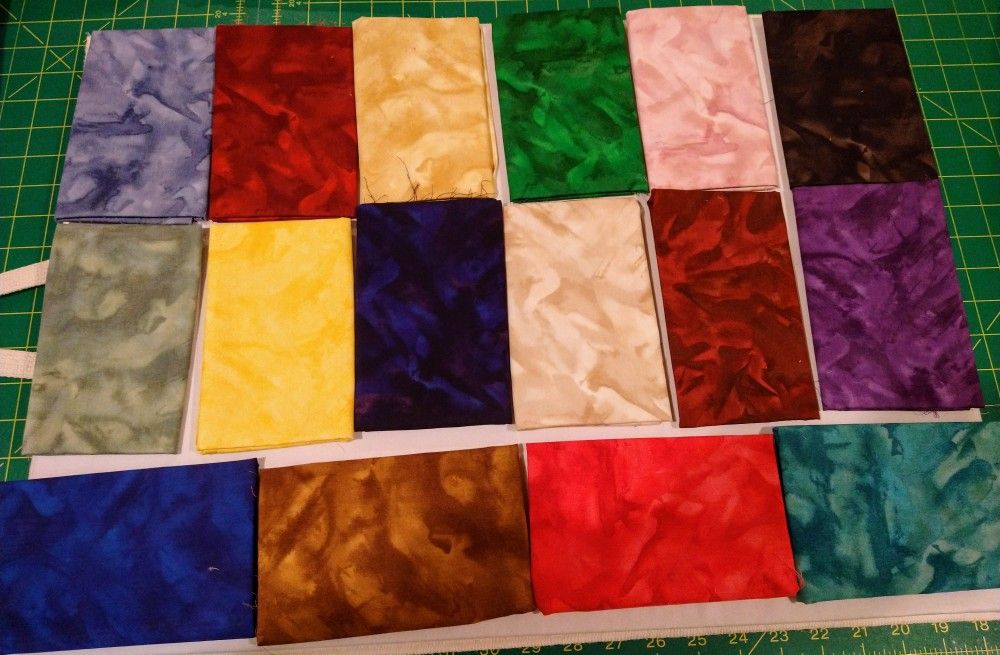 Quilt Fabric--4+ yds Nancy Crow Fat Quarter Bundle #2