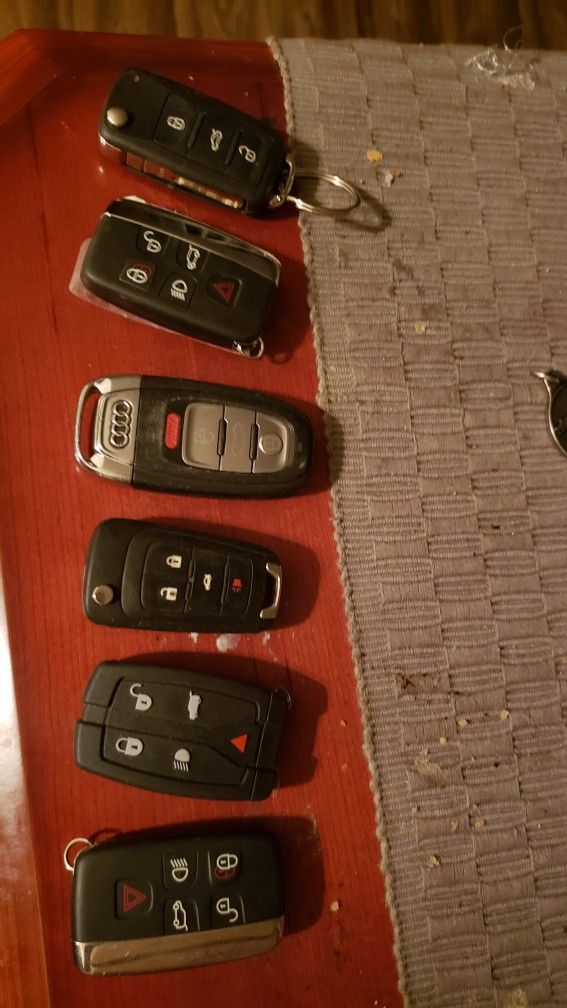 Key Fobs Landrover, Audi, VW, Chevy 