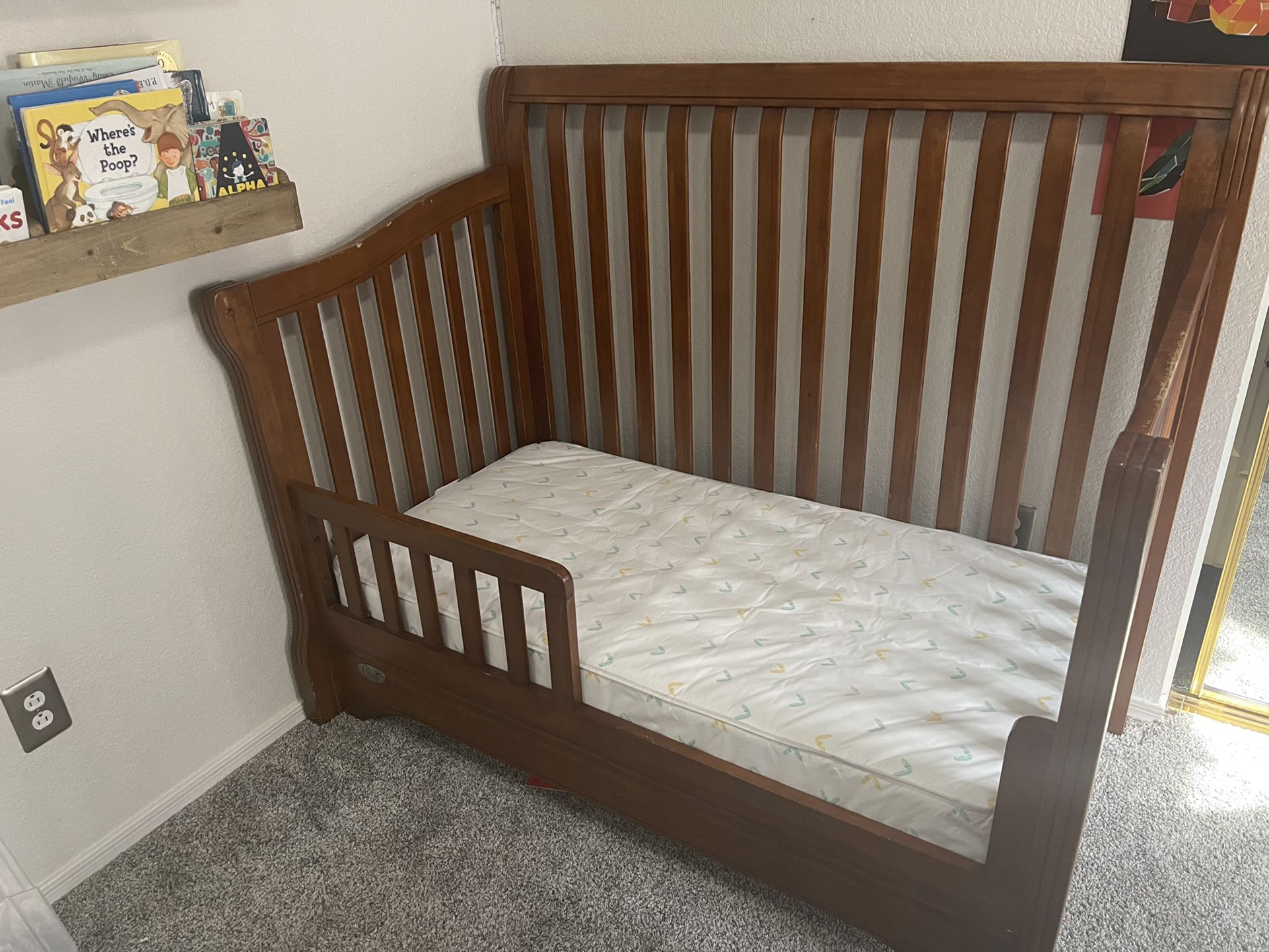 Baby Crib And Toddler Bed