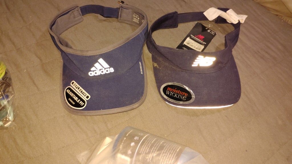 Women's New Balance And Adidas Visors