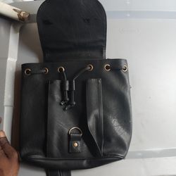 Female Leather Bookbag