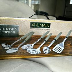 41 & Main – 6 Piece Serving Utensil Set