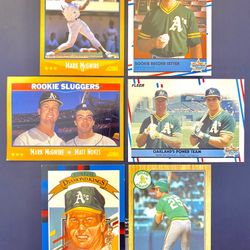 Mark McGwire 6 RC’s Card Lot 
