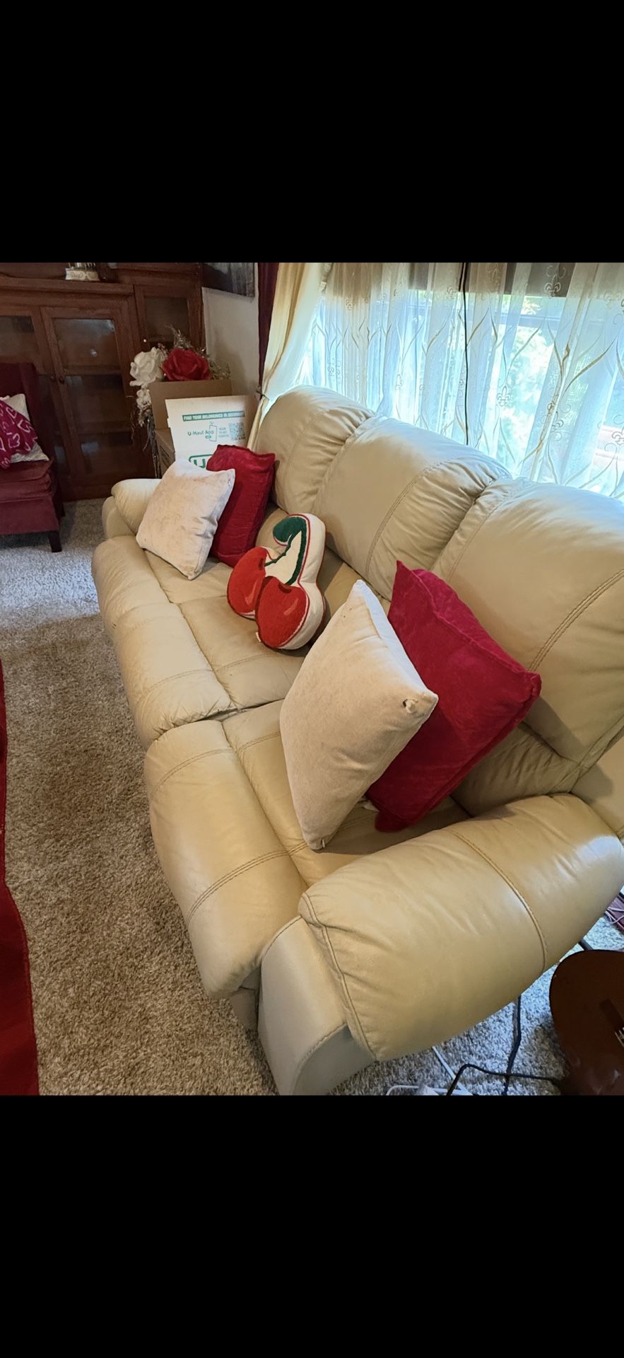 Leather Sofa, Loveseat, Recliner