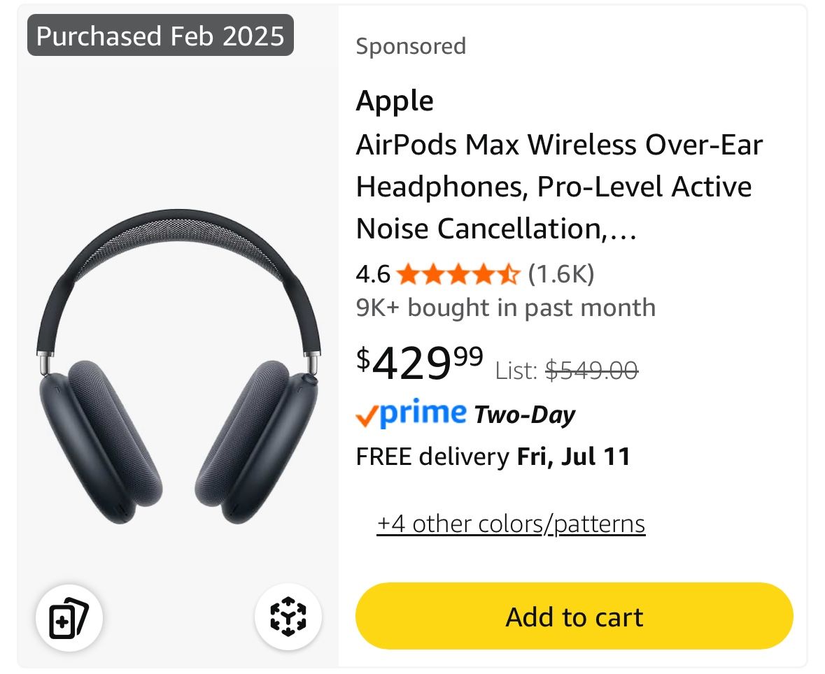 AirPods Max From Amazon