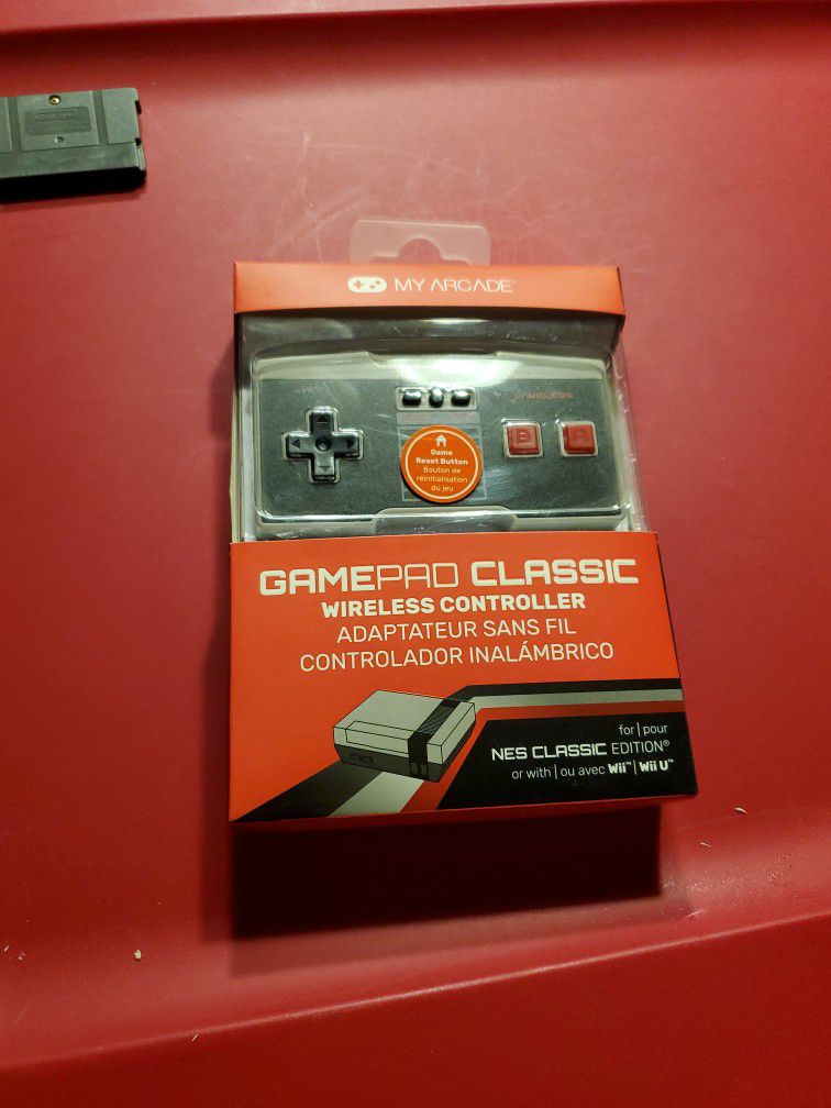 New My Arcade GamePad Classic Wireless Controller for Nintendo NES Classic/ Wii U