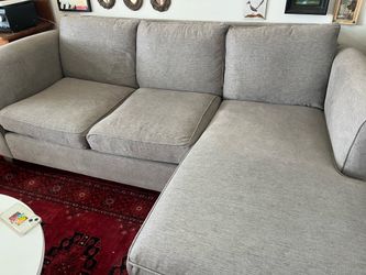 Crate and Barrel Convertible Sectional