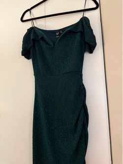 Windsor long dark green formal dress