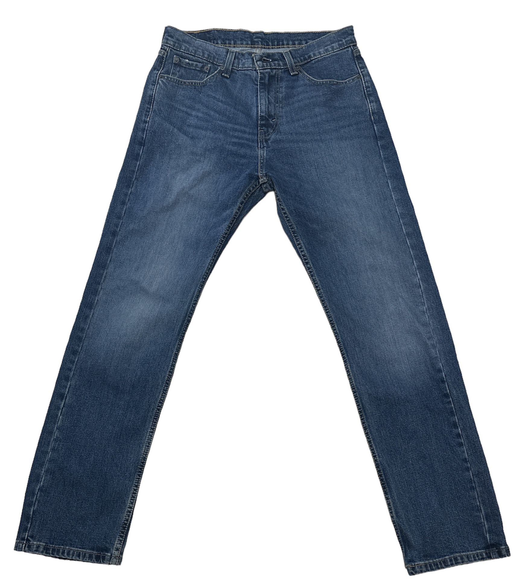Levi’s Men’s 505 Regular Classic Fit Blue Denim Jeans Size 30/32