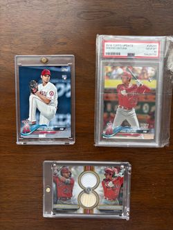 Shohei RC and GU Relics PSA 10