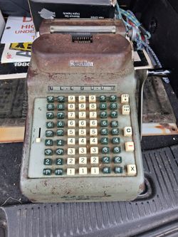 Vintage- 1950's - R.C. ALLEN ADDING MACHINE- WORKS