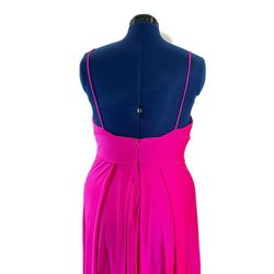 strapless open back dress Ruffle Tiered Chiffon Cut-Out Gown main image 1