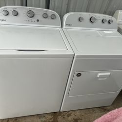 Whirlpool top load electric washer and dryer  set