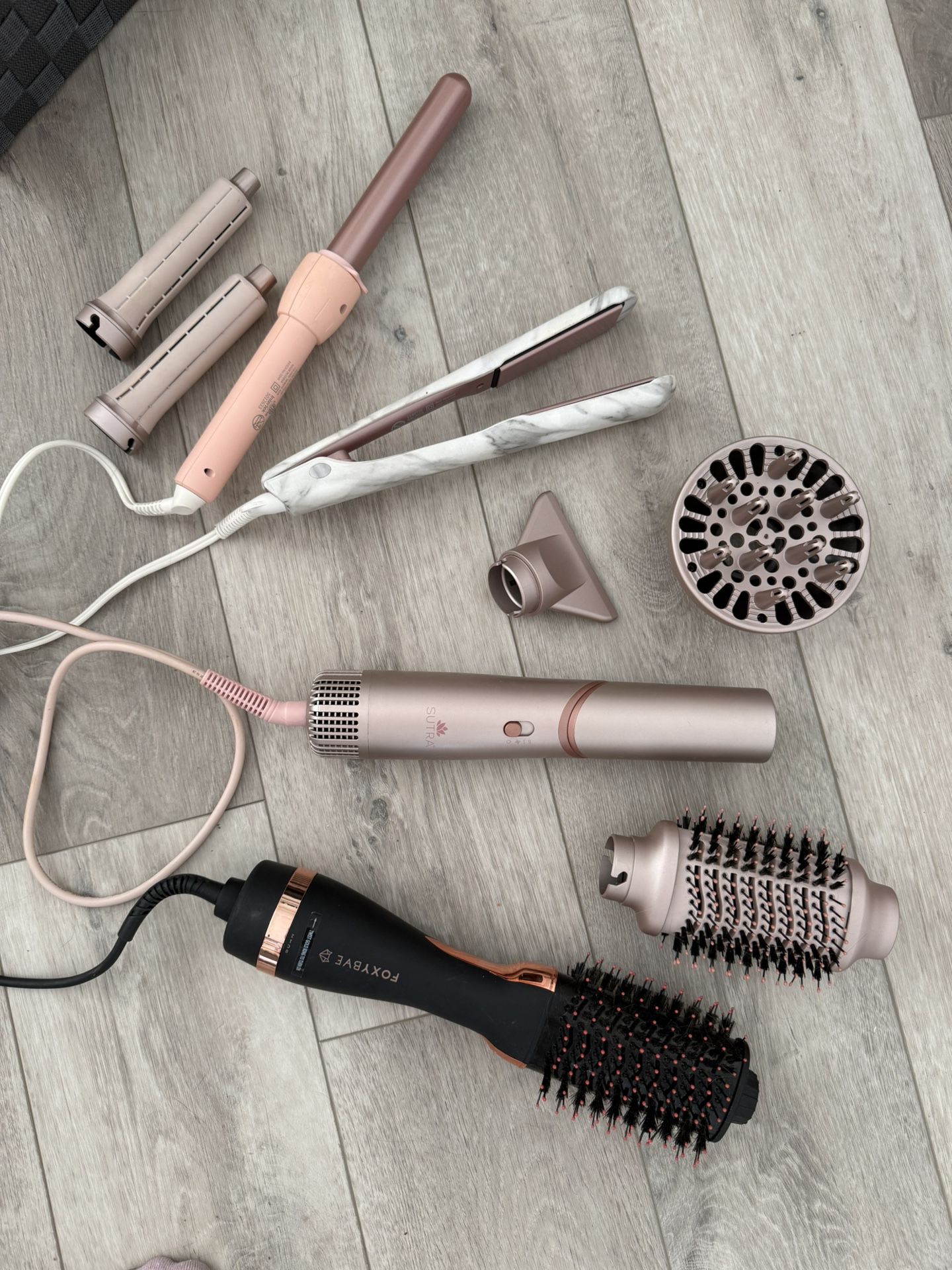 Hair Tools - Airwrap Dupe, Blow Out Brush, Curl Iron, Flat Iron