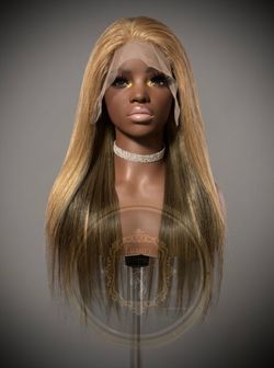 WIG  100% HUMAN HAIR 24”