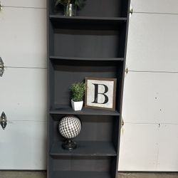 Grey Bookshelf