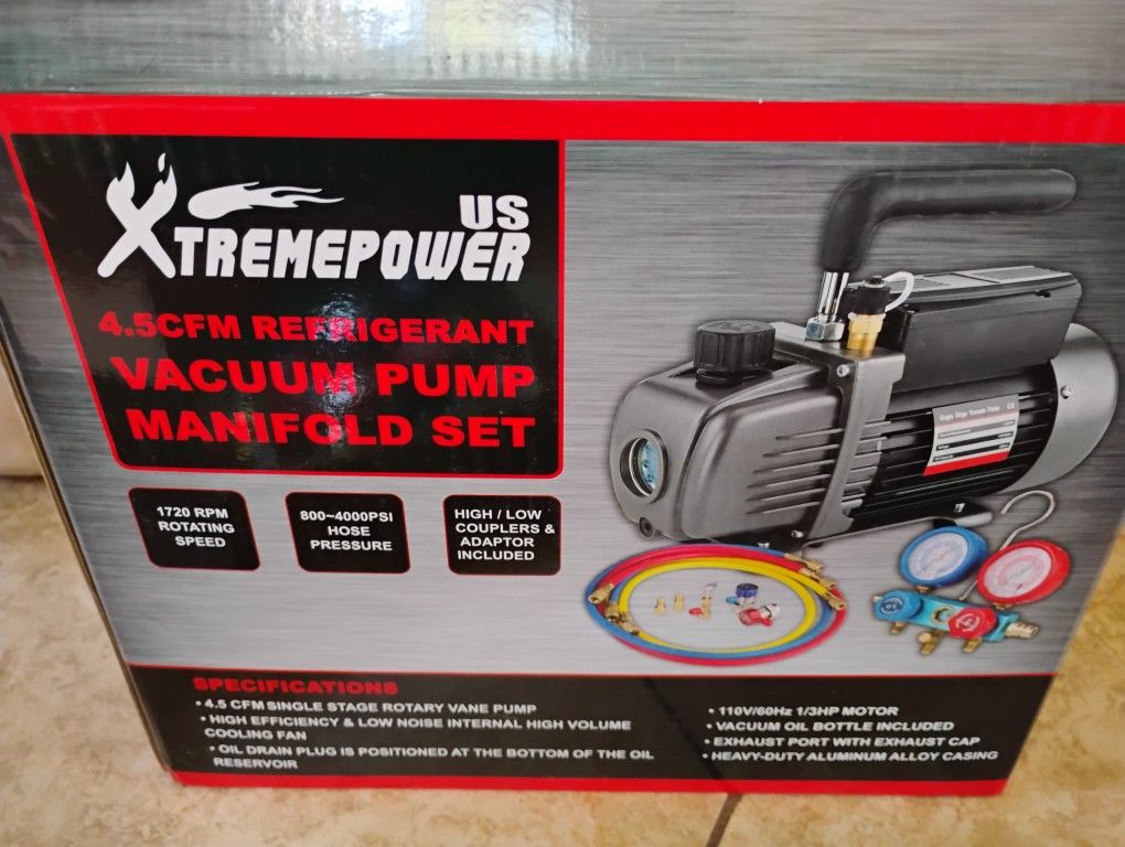Vacuum Pump Manifold Set