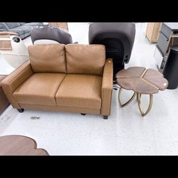 Brown Leather couch 