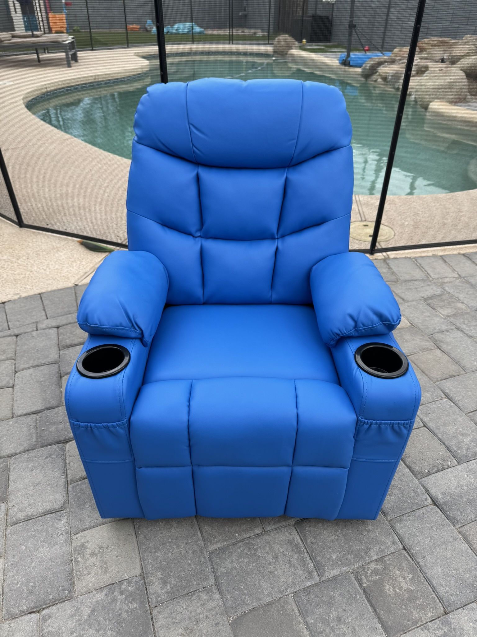 Blue Kids Recliner