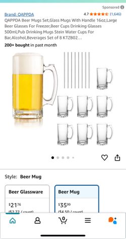 Set of 36–16 ounce mugs