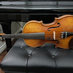 Seidel 1980 4/4 Full Size Violin Flame Back