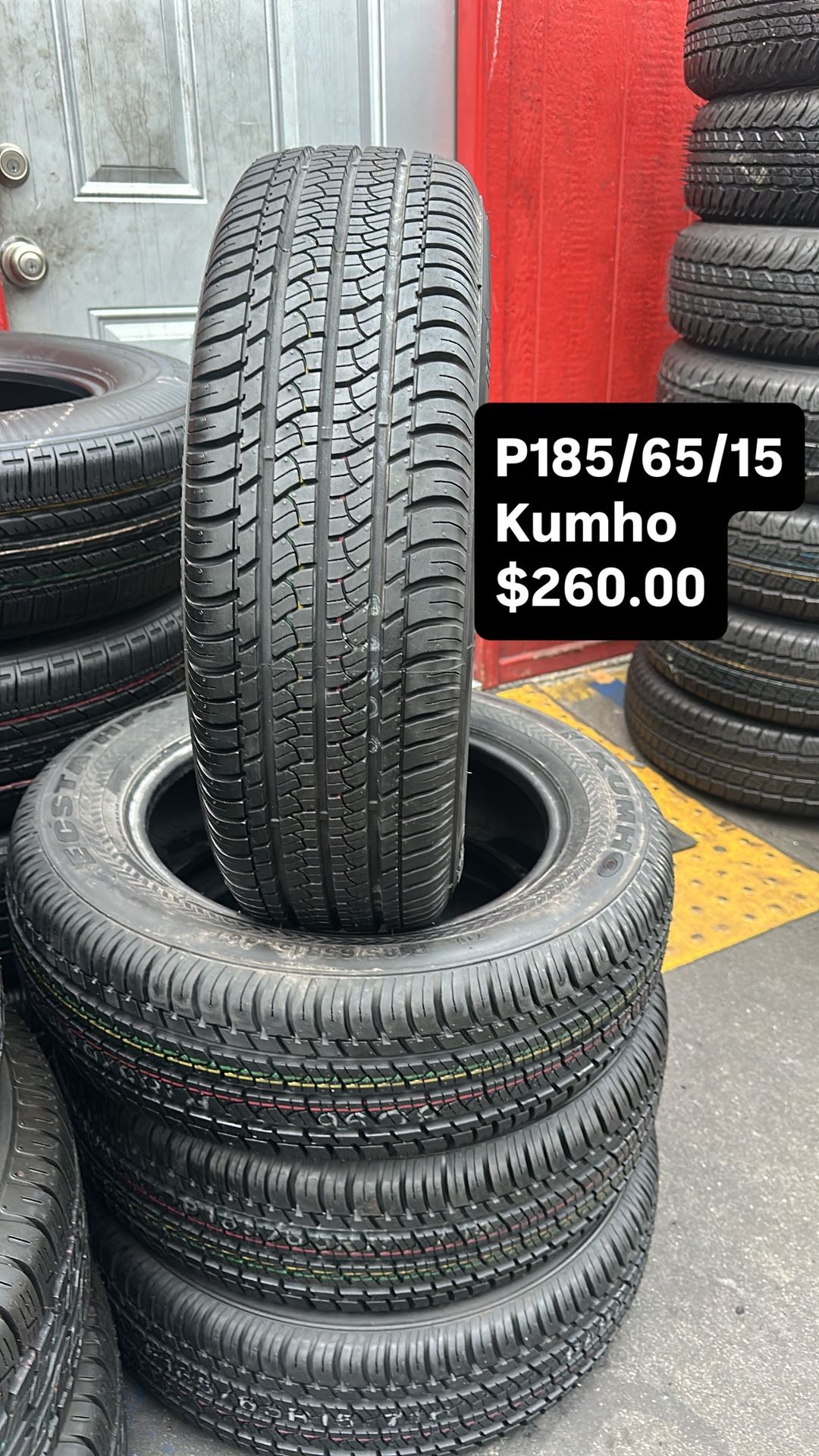 Used Set Of KUMHO P185/65/15 Tires