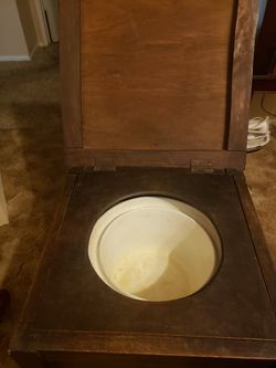 Antique Toilet Chair