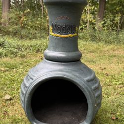 Outdoor Clay Chimenea Cerveza Modelo