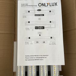 8 Ft LED Replacement Bulbs For Shop Light Onlylux 