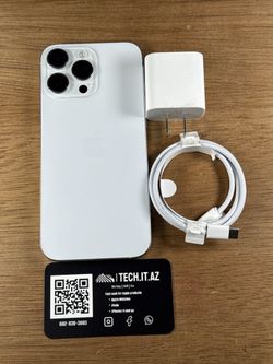 📱 iPhone 16 Pro Max | 256GB | White Titanium | Cricket Only