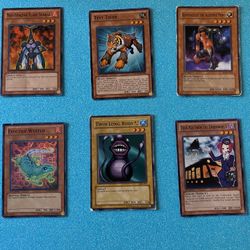 These Are Some Original You-go-ho Cards That Are In Great Condition There Are A Total Of Six Cards And I Migh Even Throw In Another Card.