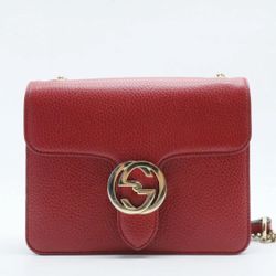 Pre owned Gucci Leather Shoulder Bag 