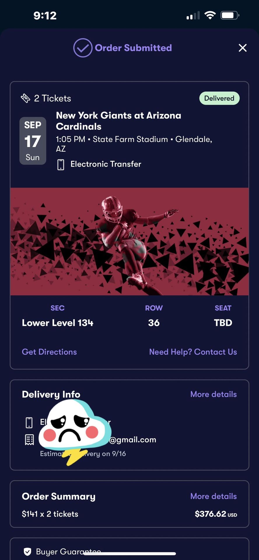 Selling Two Tickets For The Same Price I Purchased Them!!