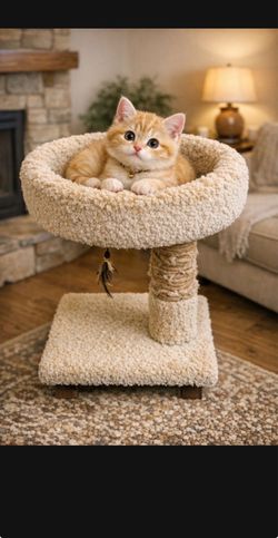 Cat Condo Cat Tree Cat House Cat Scratch Post Scratchers Cat Bed, No Cat Included