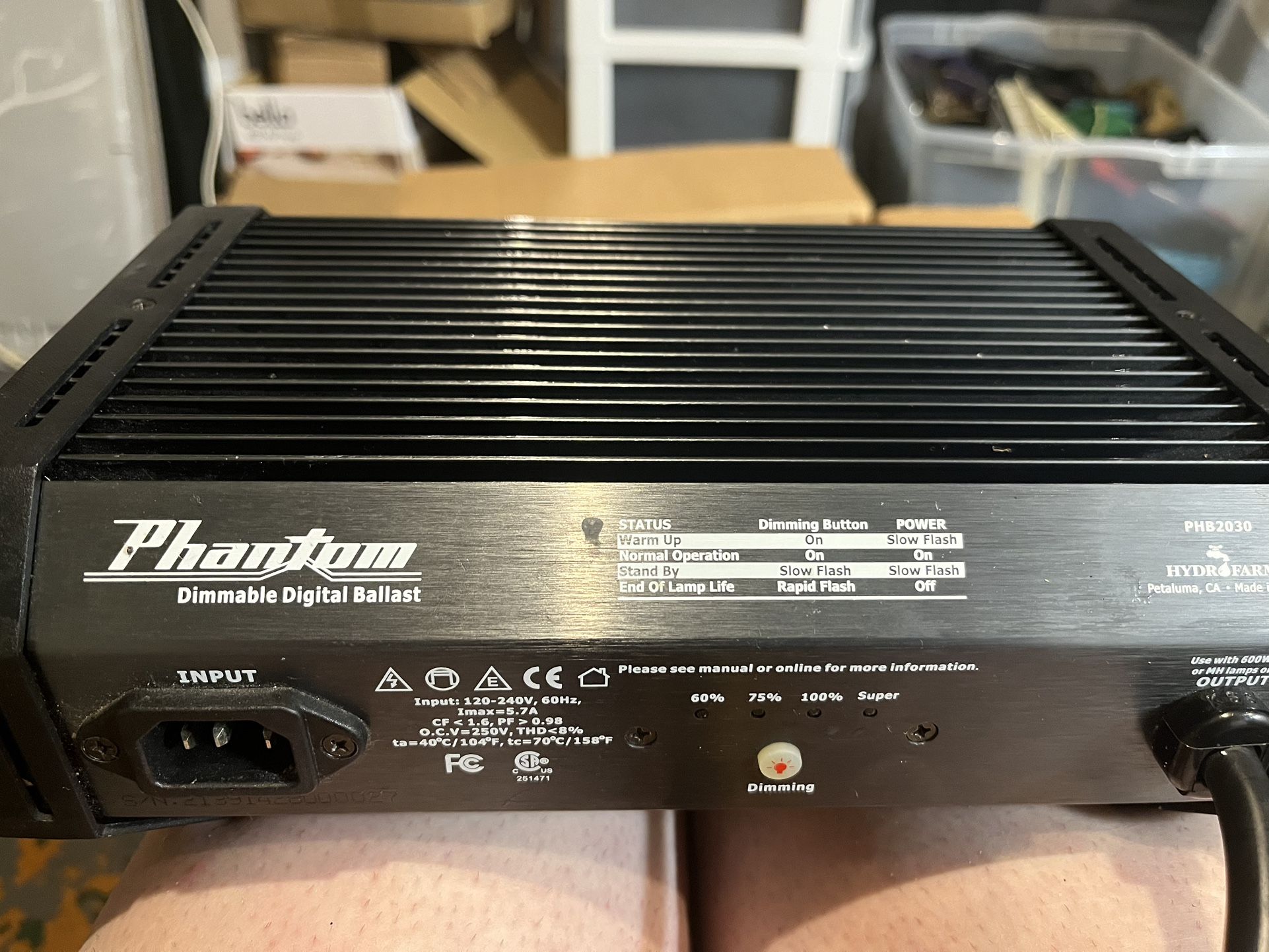 Phantom Dimmable Digital Ballast