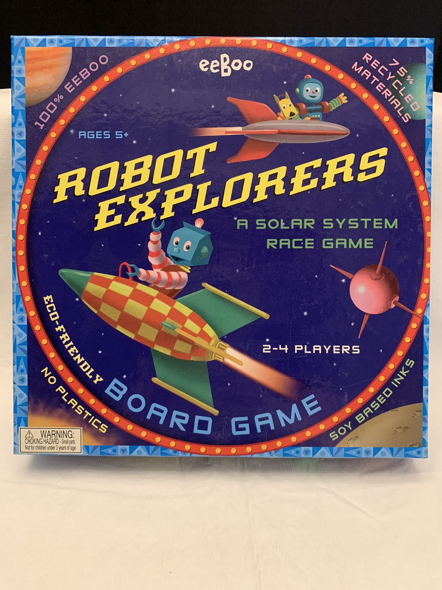 Robot Explorers Eco-Friendly Board Game 2010