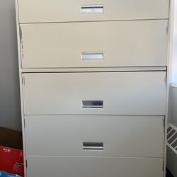 Lateral Filing Cabinet - 5 Drawers