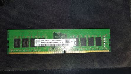 1x16GB DDR4 2400 MHZ RAM SK HYNIX