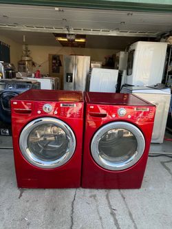LG washer and gas dryer